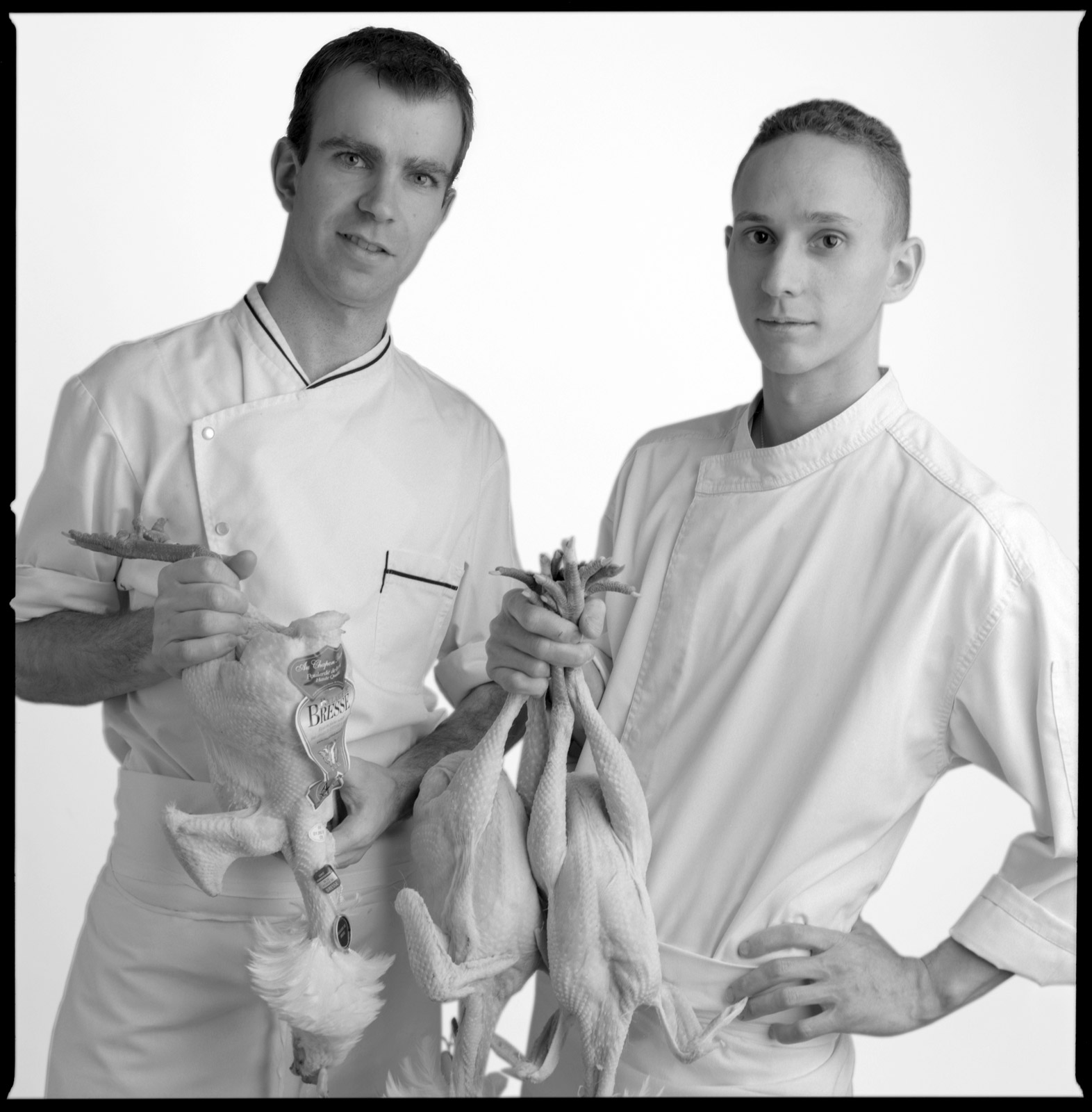 Alban, chef de partie - Romain, sous chef de cuisine